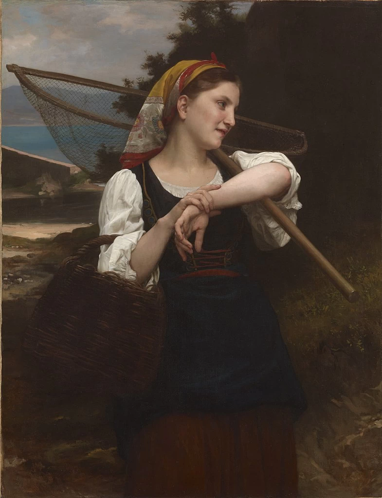 Figlia del pescatore (1872) - Tokyo Fuji Art Museum